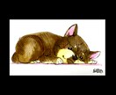 大事な動物家族さんのイラストをカラーで描きます 可愛い我が子をイラストで残しませんか イメージ1