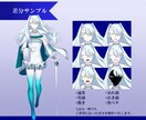 キャラクター立ち絵制作を描きます 綺麗でカッコいいイラストが得意です。 イメージ5
