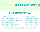 答えを出さなくていい悩み整理をします 【絡まった思考や感情を、ひとつずつ整えていきます】 イメージ5