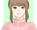 水彩風の綺麗めな似顔絵をお描きします お写真を似顔絵を作成します。SNSのアイコン等に使用できます イメージ1