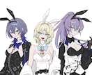 商用利用◎SNS用アイコン描きます かわいい・淡麗なキャラクターを描くのを得意としております。 イメージ9