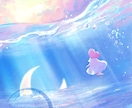 印象的な手描きの主線なしアニメーションを制作します ループアニメ・MV・待機画面などYouTuber様におすすめ イメージ19