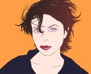 おしゃれな線画の似顔絵イラスト書きます SNSアイコン、ウェルカムボード、オリジナルグッズなど イメージ10