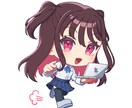 カラフルでかわいい！ミニキャラ描きます アイコン・グッズなど用途多数！最短3日納品可！ イメージ1
