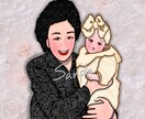 即日対応可能！笑顔溢れる似顔絵を作成します あたたかくてやわらかい似顔絵を描かせていただきます！ イメージ4