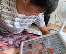ラッピング、額縁付きほんわか手描き似顔絵を描きます 優しさ溢れる似顔絵　長寿祝いや記念日にいかがですか？ イメージ6