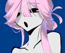 格安でアイコンを描きます 病みかわいいアイコンイラスト描きます イメージ1