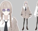 VTuber・Vライバー用モデル制作致します キャラデザからモデリングまで！独特な雰囲気をお求めの方へ イメージ4