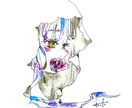 歌ってみた用のオリジナルサムネを描きます アナログで差別化必須⭐︎SNSでの宣伝サービスもします！ イメージ4