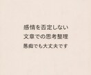 思考と状況を文章で整理します 考えが散らかった状態を文章で整理します イメージ1