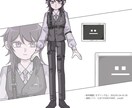 キャラクターデザイン、立ち絵制作します 個性的な絵柄とユニークなキャラデザが特徴です イメージ2