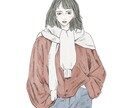 オシャレで素敵な女性のイラストお描きします お誕生日プレゼントや似顔絵、アイコンにも！◎ イメージ2