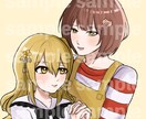 アイコン・夢絵・カプ絵・ペア絵描きます 一次創作・二次創作どちらも可能です。 イメージ1