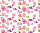 期間限定！可愛いデフォルメスタンプ作ります 【今だけ！】各種スタンプお試し16個フルセット！ イメージ5