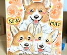 手描きで温かいペット似顔絵をお描きします 見るたびに笑顔になれる犬似顔絵、猫似顔絵 イメージ10