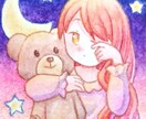 水彩色鉛筆で“ミニ原画”を描きます 絵本のような温かく優しい絵が得意です！ イメージ9