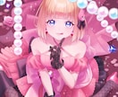 透明感のあるイラスト制作致します MV、グッズ、書籍 等様々な用途に！◎ イメージ1