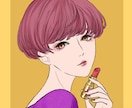 SNS用アイコン描きます おしゃれな子やダークな雰囲気の子など。気軽にご相談ください！ イメージ1