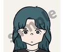 証明写真風アイコン描きます インスタやTikTokなどのSNSアイコンに！ イメージ4