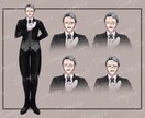 ご希望に沿った立ち絵イラストお描きします TRPG、配信、オリキャラの設定画などに！表情差分承ります！ イメージ3