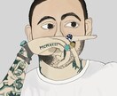 写真や絵などをイラスト化します 普段は海外の芸能人、歌手などの似顔絵を主に描いております。 イメージ5