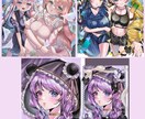 初回割引中！SNSや配信に使える一枚絵描きます ☆クリスマス&新年イラストも受付中！☆商用利用OKです！○ イメージ5