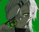 ダークでかっこいいイラスト作成します SNS用アイコン、歌みた、立ち絵等！ イメージ7