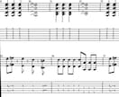 格安でギター・ベースの譜面を作成します ご指定のパートを耳コピしtab譜にします。 イメージ1