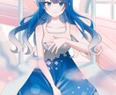 かわいくてふんわりした女の子お描きします かわいいお花も一緒に描きます！ イメージ4