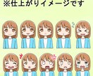 商用利用可❕SNSや動画に使えるアイコン描きます ゆるくて可愛い絵柄のキャラで表情差分を描きます イメージ6
