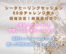 シータヒーリングで願いの現実化や未来を見に行きます 60分セッションチャレンジ祭・ご先祖様や亡きペットと話せます イメージ1