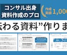 デザイン×ストーリーで伝わるパワポ資料を作ります 資料作成のプロである現役コンサルタントがお手伝い イメージ1