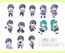 使いやすいミニキャライラストを制作します かわいく元気な愛されミニキャライラストを制作いたします！ イメージ3