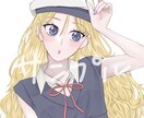 かわいい女の子イラストを提供します バストアップのアイコンイラストを作成させていただきます イメージ1