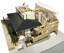 ありえるかもしれない生活を提案します 依頼主の暮らしや生活を読み解き、住宅のラフ提案を行います。 イメージ1