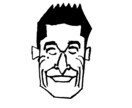 シンプルなモノクロ線画似顔絵をお描きします SNSのプロフィールアイコンに最適！名刺にもどうぞ。 イメージ8