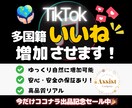 TikTokの多国籍いいねを増加させます 期間限定で1月15日まで特別価格にて出品中！ イメージ1