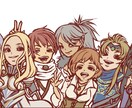 イラスト描きます ゆるふわ系キャラのイラストで、レトロ調、水彩画風が得意です。 イメージ2