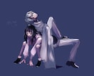 キャラクターイラスト描きます 個性的なSNSのアイコン・告知画像に！ イメージ7