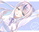 SNSアイコン・動画サムネ・立ち絵を描きます ふわふわとした色彩で可愛くちょっと大人可愛いを描きます！ イメージ3