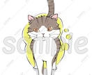 商用利用OK！猫の手書きイラスト販売しています SNS、パンフレットやチラシ、POP、名刺、印刷の素材に★B イメージ7