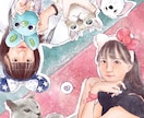 誕生日や記念日にとっておきの似顔絵色紙描きます 好きな言葉を入れられる為プレゼントにおすすめです！ イメージ1
