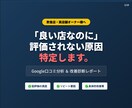 Google口コミ診断×運用改善レポート提案します 離脱理由特定＋返信テンプレ付き イメージ1
