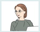 シンプル・おしゃれな似顔絵であなたの魅力を伝えます 【5名様限定価格】SNSや名刺などに！似顔絵で好印象に！ イメージ8
