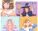 ポップでかわいいイラスト描きます アイコン！配信素材！グッズ！挿絵！などに！ イメージ3