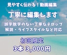 Shorts動画を丁寧に編集します 報連相を大事に、丁寧で見やすい動画を作成 イメージ1