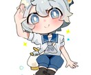 ぷにっとかわいいミニキャラを描きます キャラの魅力をぎゅぎゅっと1枚に！！資料用やアイコンにも♪ イメージ4