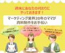 週末にあなたの代わりにやっておきます マーケティング業界20年のママが資料制作をお手伝い イメージ1
