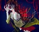 アナログで描く！！ダークで綺麗な独特な絵を描きます 貴方のご要望に応えて色紙に絵を描きます イメージ6