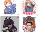 アイコン（Twitter等）描きます ポップでかわいいアイコン描きます！女の子イラストが得意です！ イメージ2